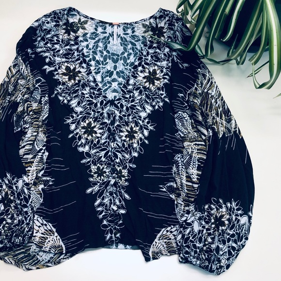 Free People Tops - Free People Bird Blouse